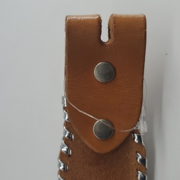 Ginger Proper Two Blondes Leather Belt 34W - Picture 10 of 10